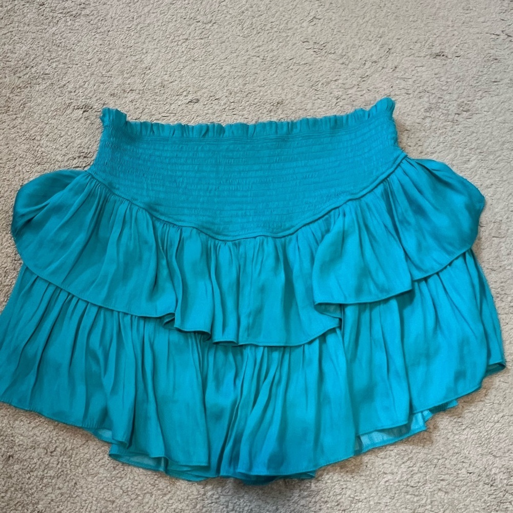 Mustard seed Blue Ruffled Women's Skort